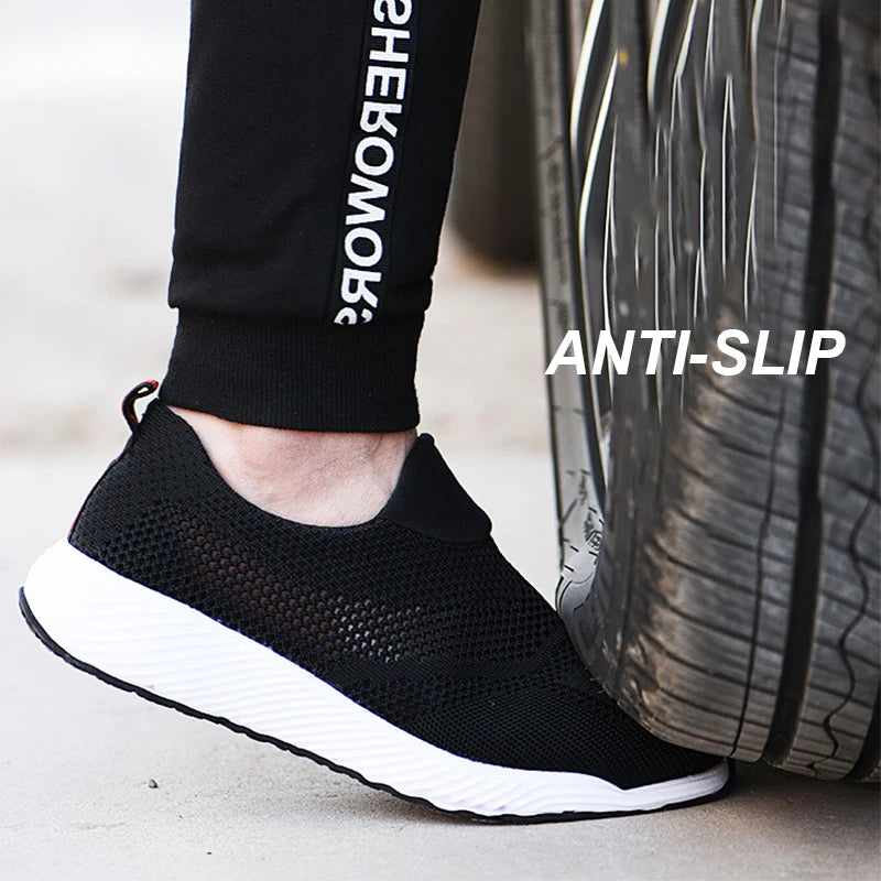 Indestructible Mining Boots Steel Toe Safety Shoes Men Lightweight Work Shoes Sneakers Anti-smash Anti-Puncture Functional shoes